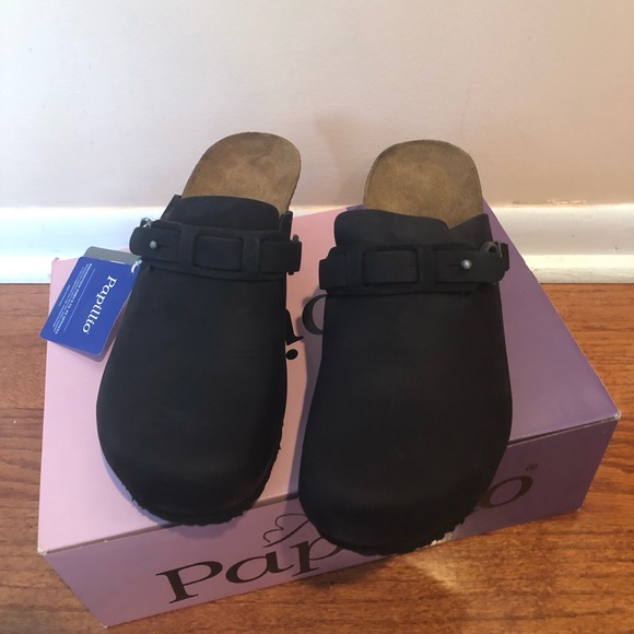 Birkenstock Dana Black Oiled Leather Clogs NEW - Picture 7 of 8